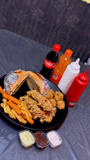 عکس برگر سوخاری عمو جهان 