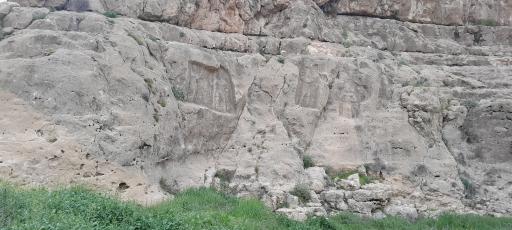 عکس نقش برجسته ساسانی برم دلک شیراز