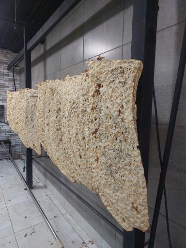 عکس نان سنگک سنتی سنگی پز 