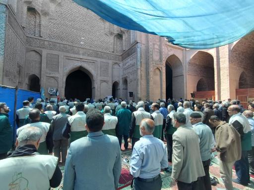 عکس مسجد جامع ورامین