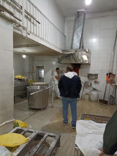 عکس نانوایی سنگکی 