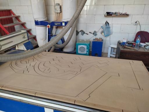 عکس خدمات cnc چوب و ام دی اف باوان