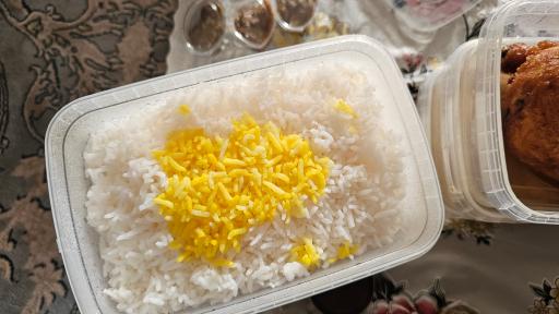 عکس چلو جوجه صیدانلو گلوگاه