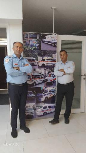 عکس آمبولانس خصوصی امداد نیکان