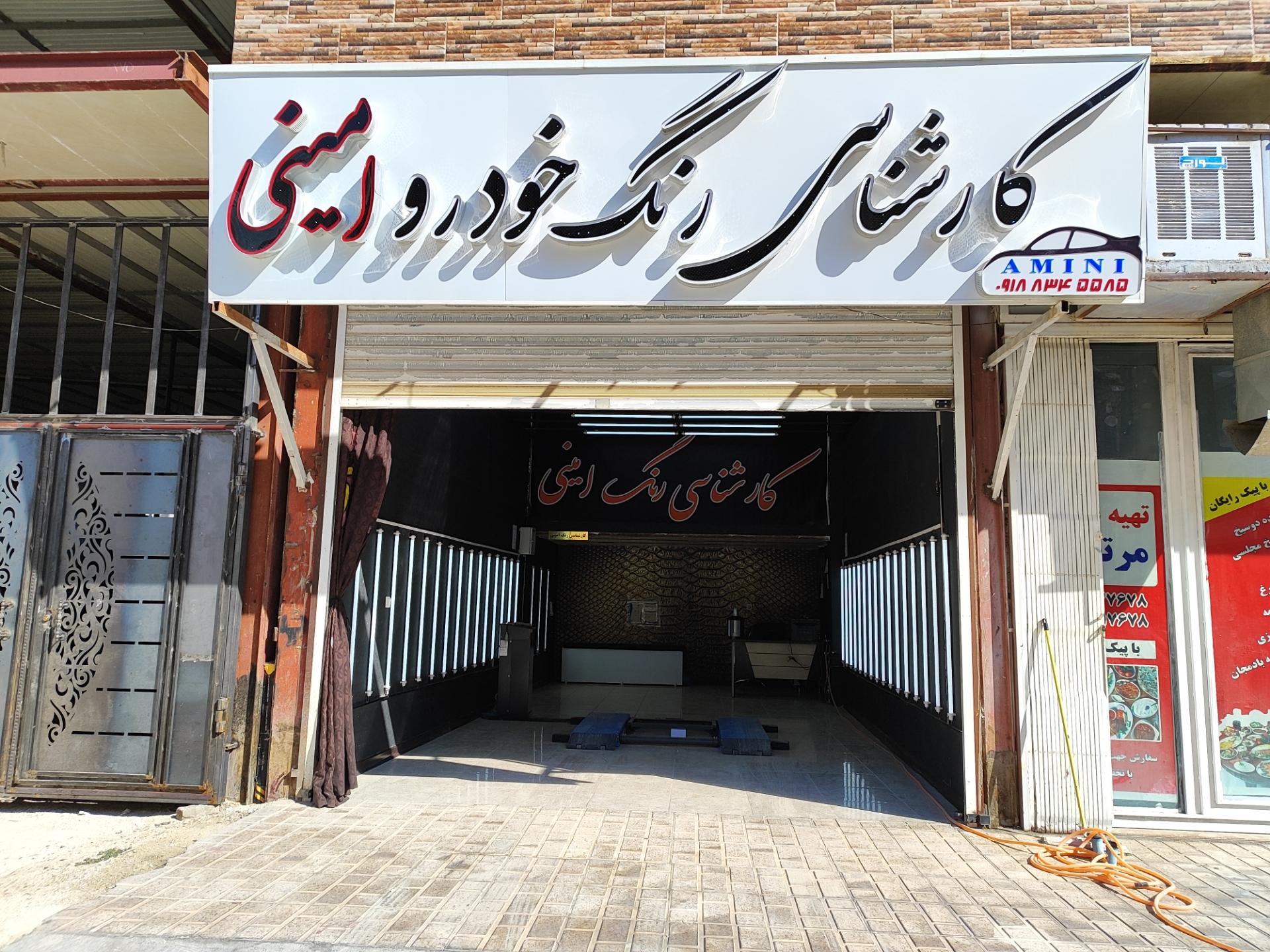 عکس کارشناسی رنگ خودرو امینی