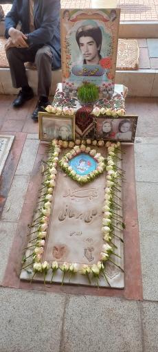 عکس مزار شهید علی برهانی