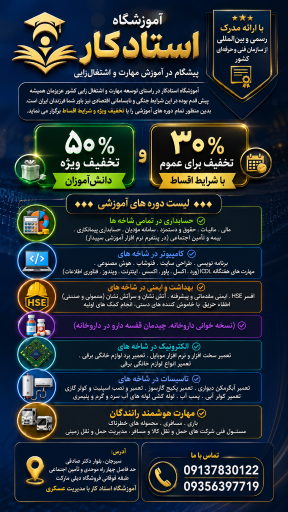عکس آموزشگاه فنی حرفه ای استاد کار
