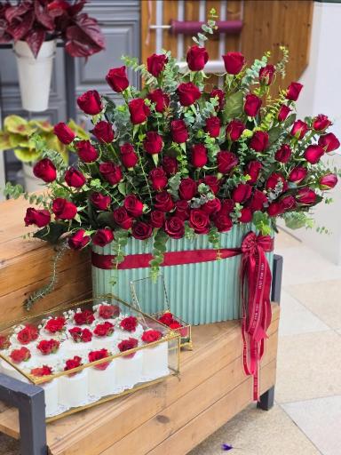 عکس گل فروشی برکه