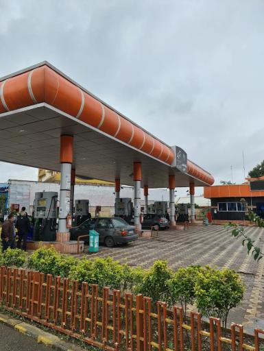 عکس پمپ بنزین گرجی