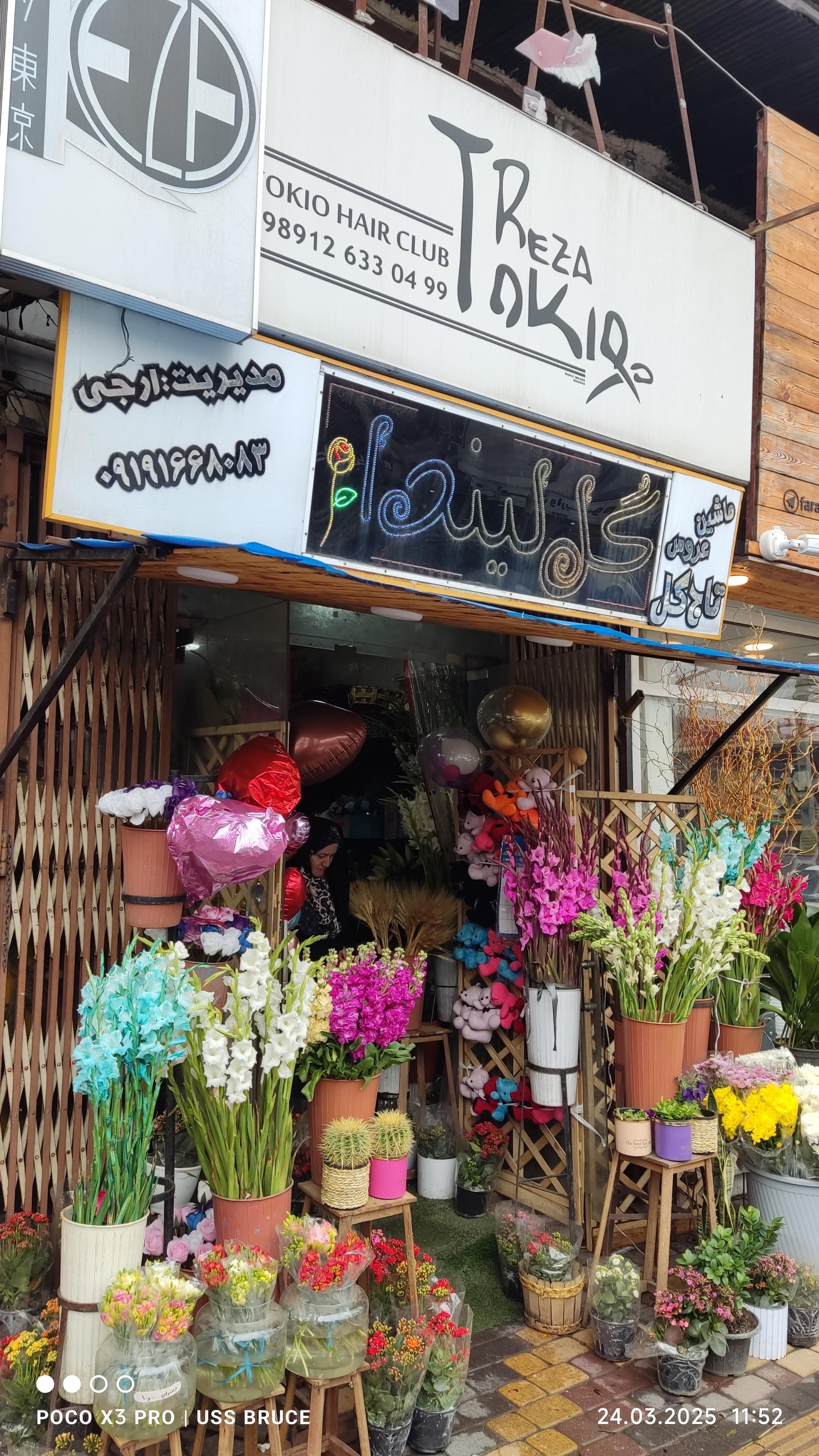 عکس گل فروشی لیندا