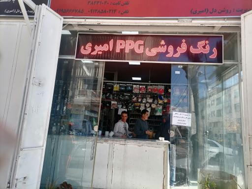 عکس رنگ فروشی گلازوریت ppg امیری