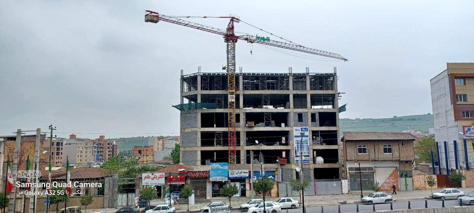 عکس مجتمع مسکونی شهریز درحال ساخت