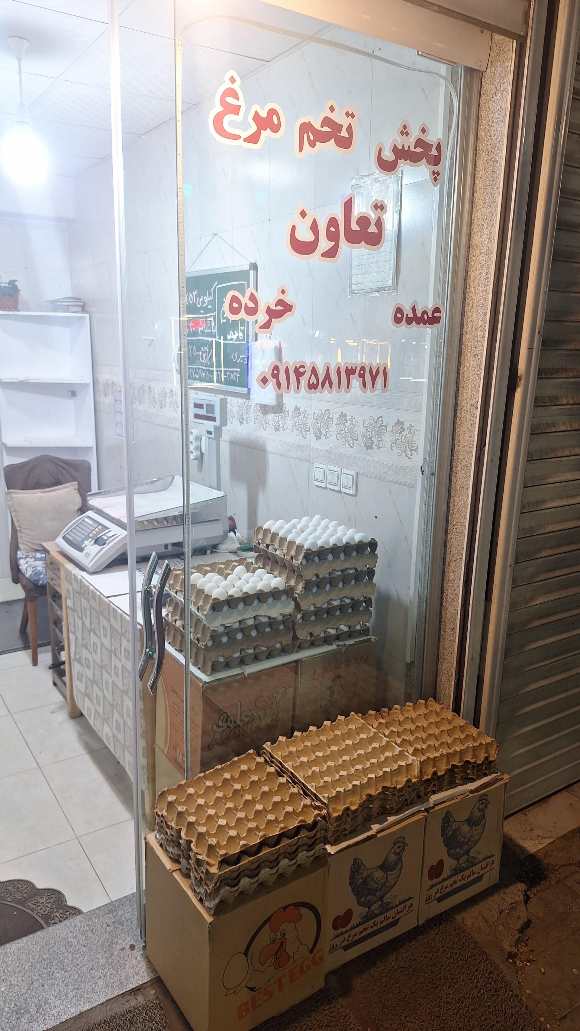 عکس پخش تخم مرغ تعاون 