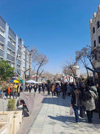 عکس بازار دست فروشان فردوسی