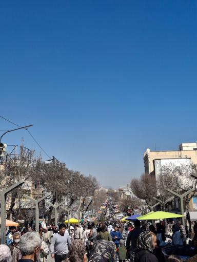 عکس بازار دست فروشان فردوسی