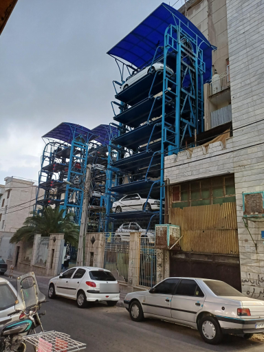 عکس پارکینگ طبقاتی درمانگاه جوادالائمه