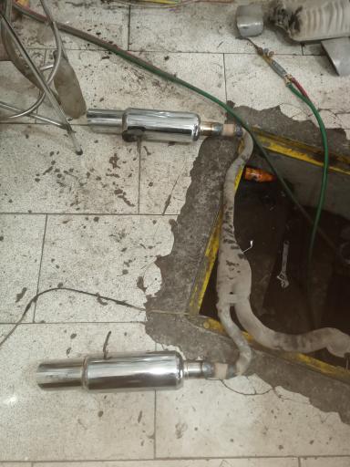 عکس اگزوز و تعویض روغن مشهد