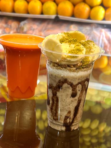 عکس آبمیوه و بستنی حیدر بابا