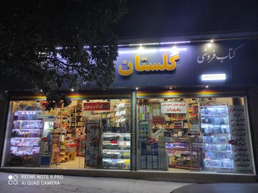 عکس کتاب و نوشت افزار گلستان