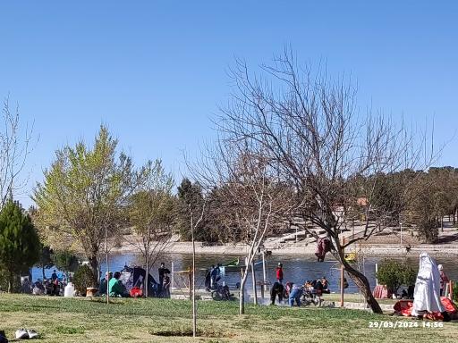 عکس اسکله قایقرانی ورزنه 