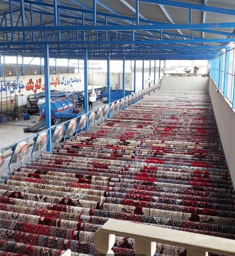 عکس قالیشویی گلرنگ 