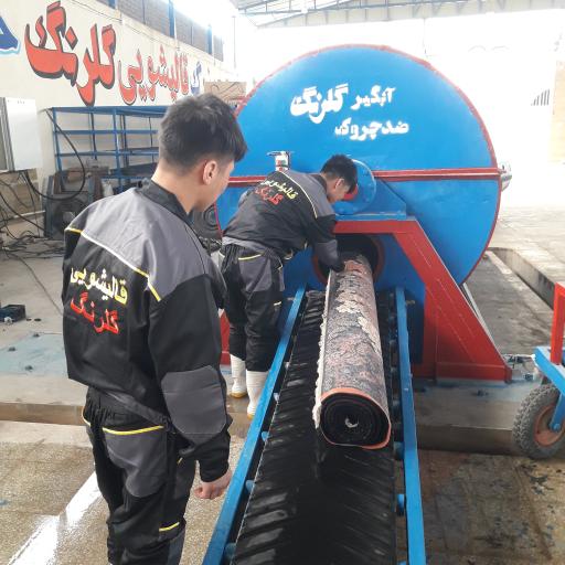 عکس قالیشویی گلرنگ 