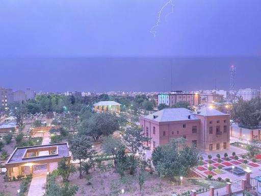 عکس بوستان و عمارت وثوق الدوله سلیمانیه