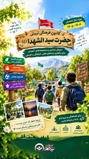 عکس اردوگاه دانش آموزی سیدالشهداء