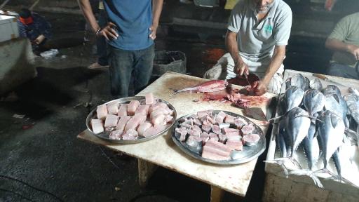 عکس بازار دستفروشان ماهی