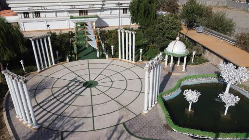 عکس باغ عمارت قصر سفید