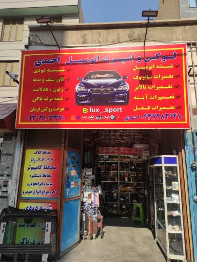 عکس شیشه اتومبیل احمدی