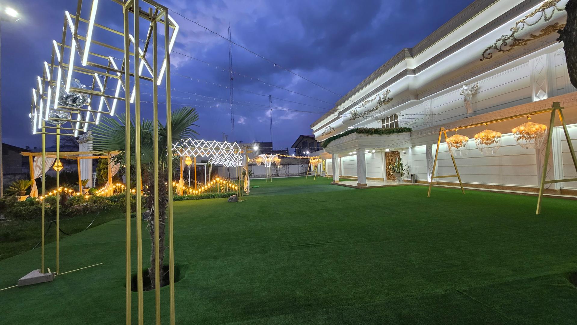 عکس باغ عمارت قصر سفید