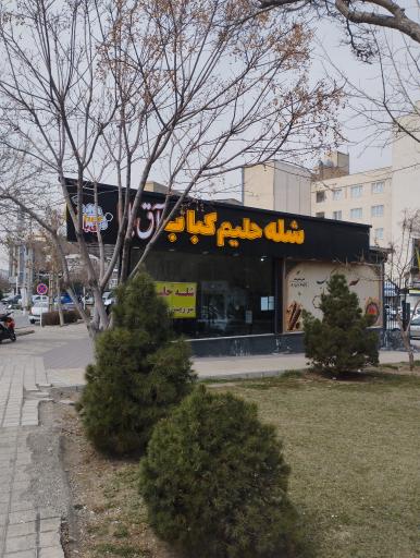 عکس شله حلیم و کباب آق بابا