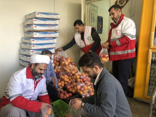 عکس جمعیت هلال احمر شهرستان همدان