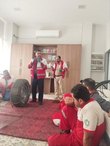 عکس جمعیت هلال احمر شهرستان همدان