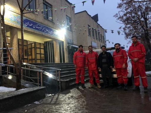 عکس جمعیت هلال احمر شهرستان همدان