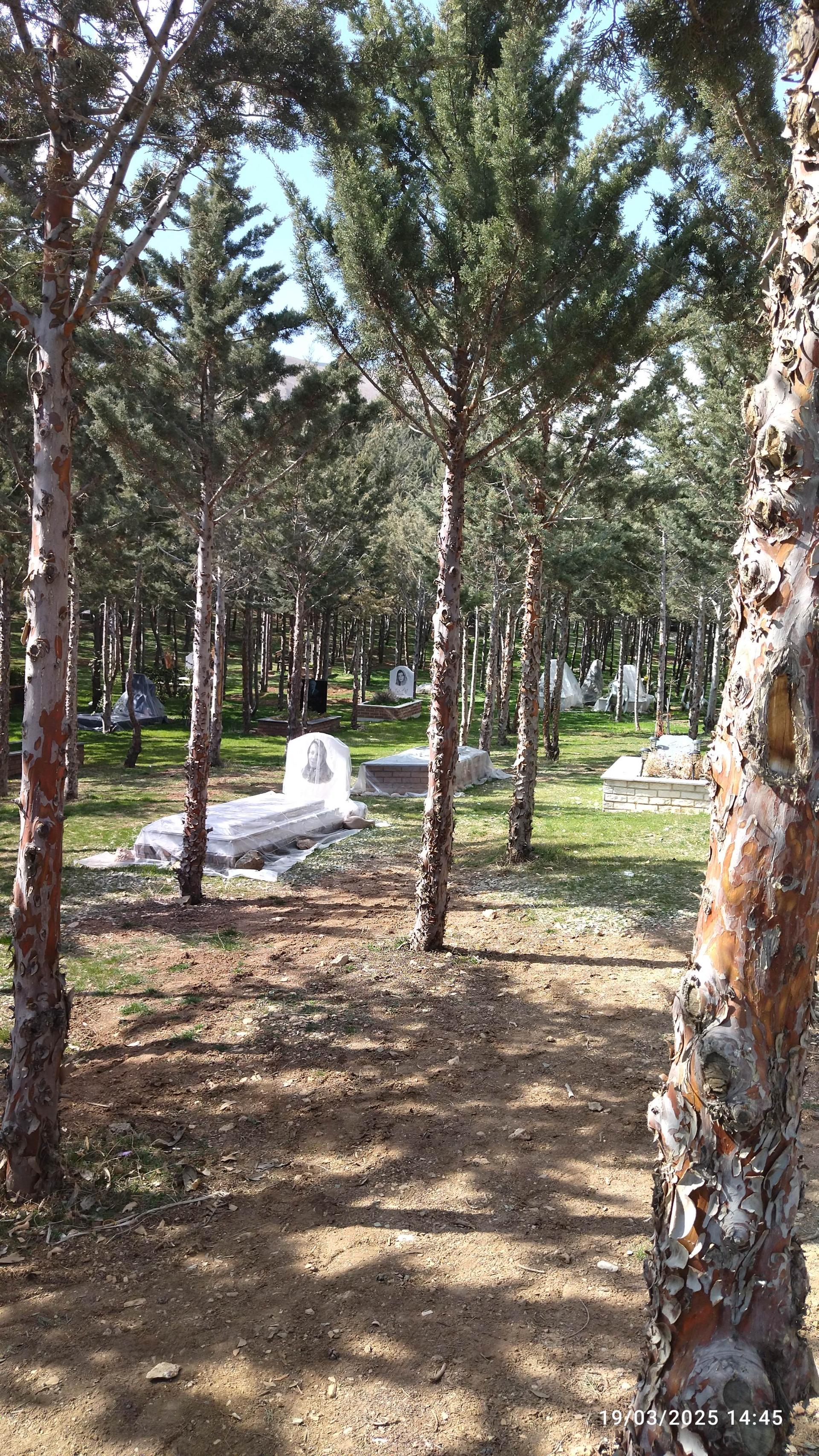 عکس قبرستان بقیع لواسان