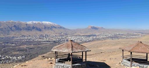 عکس قله بام سبز شیراز 