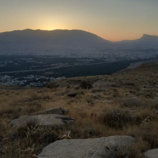 عکس قله بام سبز شیراز 