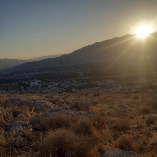 عکس قله بام سبز شیراز 