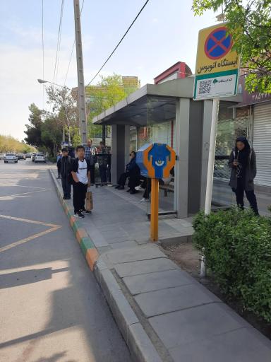 عکس ایستگاه اتوبوس امام خمینی 76