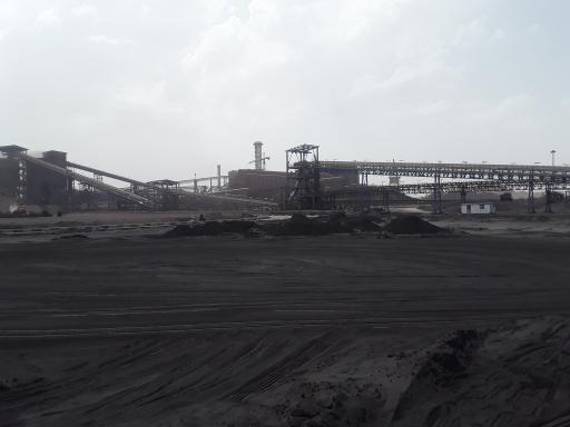 عکس کارخانه فولاد غدیر ایرانیان گندله سازی بهاباد