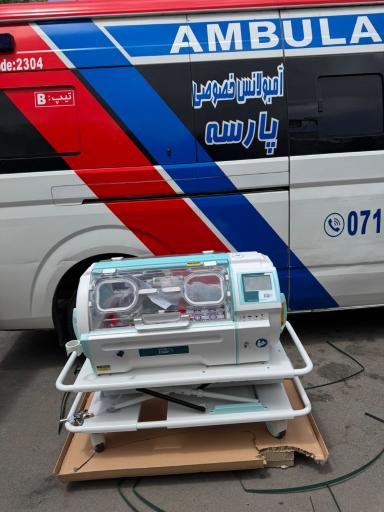 عکس آمبولانس خصوصی پارسه شیراز