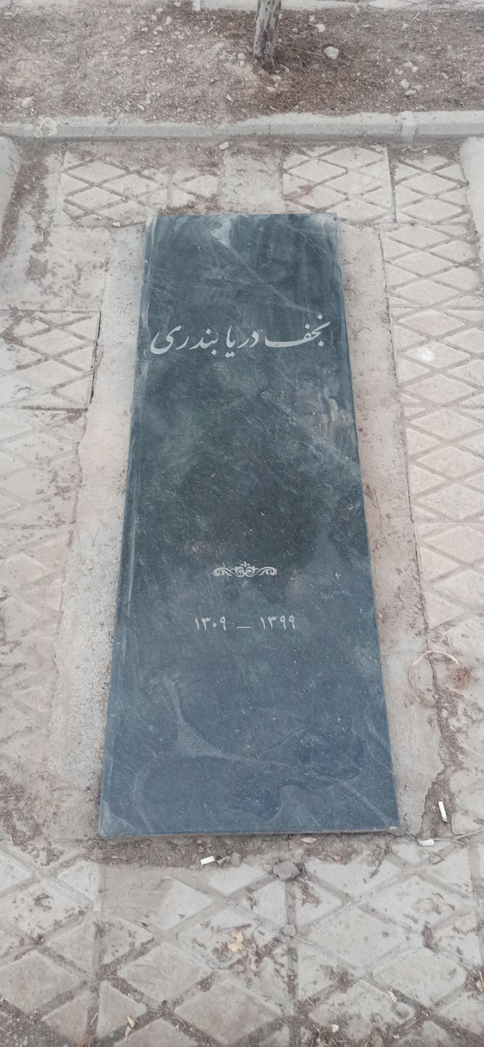 عکس مزار نجف دریابندری