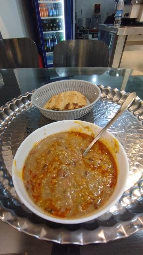 عکس شله و حلیم صادق خان 