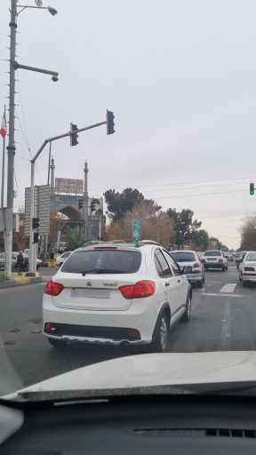 عکس چهارراه گلزار شهدا