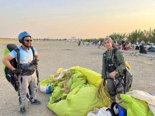 عکس پاراگلایدر استاد نوری