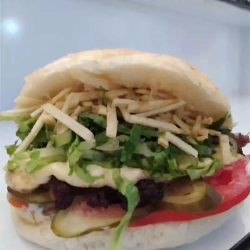 عکس پیتزا و همبرگر جوان