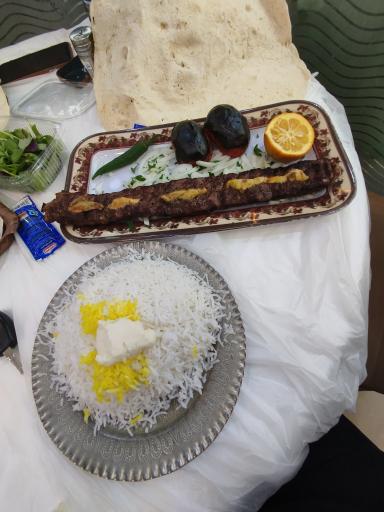 عکس کباب سنتی تک بناب