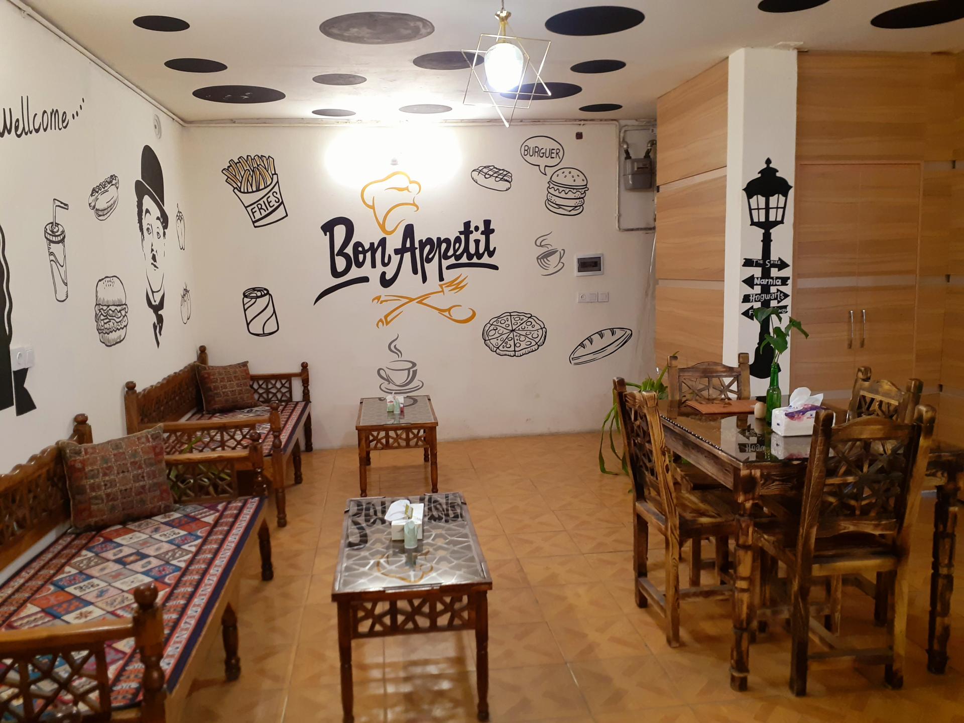 عکس کافه فست فود دهکده